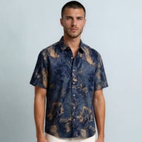 Image 1 of Camisa óleo crisantemo