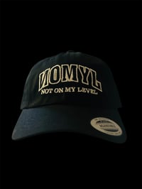 Image 1 of Nomyl Patched Dad hats with strap backs , front and back Nomyl hits