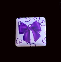 Image 4 of Handmade Purple Bows Matching Lanyard Set, pouch, key, gift, beads, charm, wallet