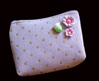 Image 4 of Handmade Purple Dragonflies Matching Lanyard Set, pouch, key, gift, beads, charm, wallet