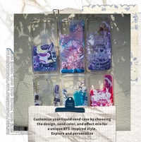 Image 1 of BTS "Customize your liquid sand case - Preorder