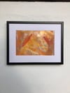 "The Art of Quiet Luxury - Liquid Gold" | 30×40 cm Fine Art Canvas (Framed & Passepartout)