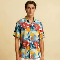 Image 1 of Camisa botánica tropical