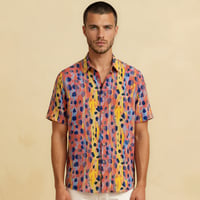 Image 1 of Camisa jardín amapola negra