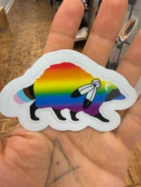 Pride Feather Raccoon