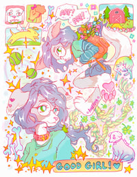 Image 3 of Dawg 4 color riso print 