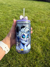 Image 1 of Sea witch Snowglobe tumbler 16 oz