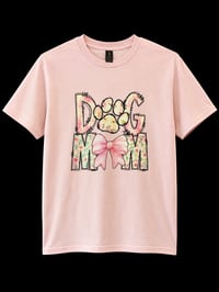 Floral Dog Mom T-shirt