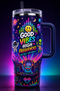 Image 2 of EDM Festival Vibes Collection – Stainless Steel Tumblers