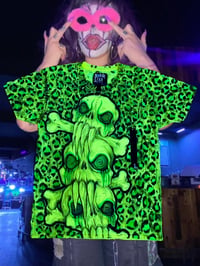 Image 1 of Neon Scene Skull Tee