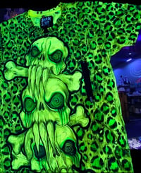 Image 2 of Neon Scene Skull Tee