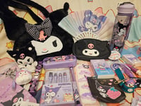 Image 5 of Kuromi Fluffy Shoulder Bag Bundle 