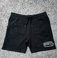 Black Nomyl shorts University logo