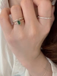 Image 4 of Deco Emerald Ring