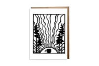 "Coffee Sunrise" card