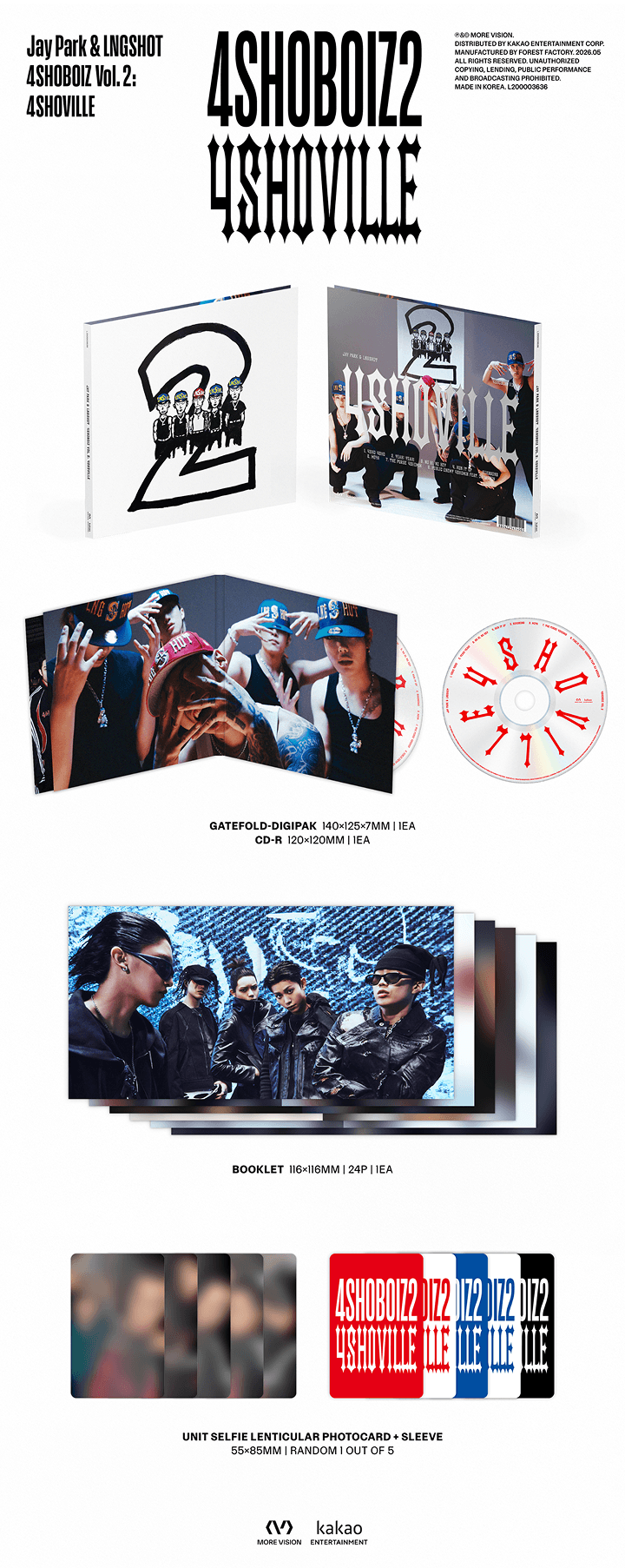 Image of [PRE-ORDER] LNGSHOT ‘4SHOBOIZ Vol. 2: 4SHOVILLE’