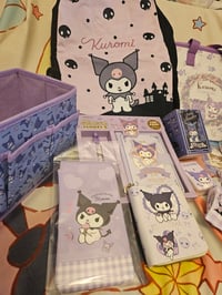 Image 2 of Kuromi Bookbag Bundle 