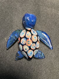 Image 1 of Turtle Bae Glass Turtle #039 wearable