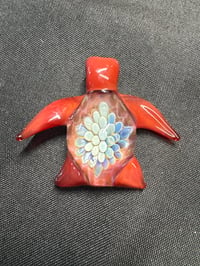Image 1 of Turtle Bae Glass Turtle #042 wearable 