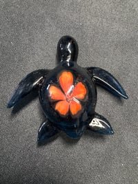 Image 1 of Turtle Bae Glass Turtle #049
