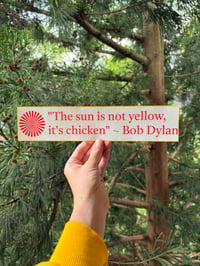 The sun is not yellow