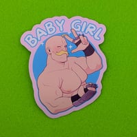 Baby Girl Armstrong Sticker 