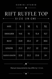Image 5 of Rift Ruffle top