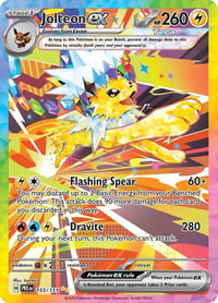 Jolteon ex - 153/131 - SV: Prismatic Evolutions - Near Mint