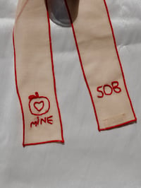Image 3 of Mine embroidered hair ribbon