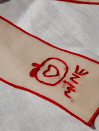 Image 5 of Mine embroidered hair ribbon