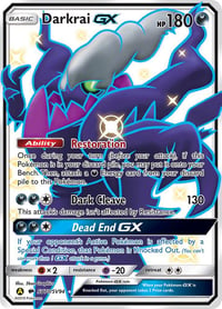Darkrai GX - Hidden Fates: Shiny Vault - Near Mint