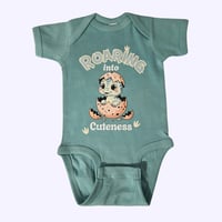 Image 1 of Cute Dino baby bodysuit