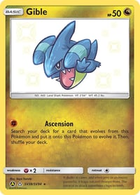 Gible - Hidden Fates: Shiny Vault - Near Mint