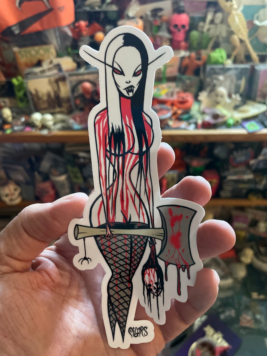 Image of NEW! The Huntress   - STICKER  