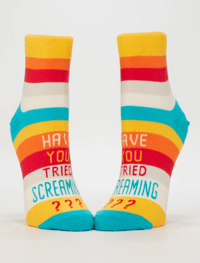 Image 1 of Have You Tried Screaming?? Ankle Socks