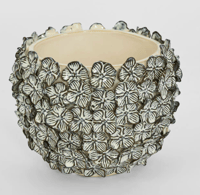 Image 1 of Hydrangea Vase Short Blue & White
