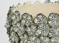 Image 2 of Hydrangea Vase Short Blue & White