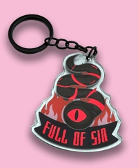 Full of Sin | Deluxe Keychain