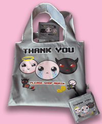 Image 1 of Please sin/ shop again reusable tote bag | Binding of Isaac