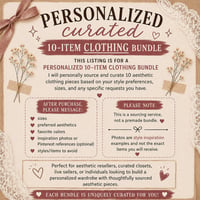 Image 1 of 10 Piece Personalized Curated Style Based Aesthetic Clothing Bundle Reseller Box