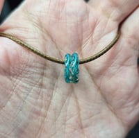 Image 2 of TEAL CANE BEAD SET