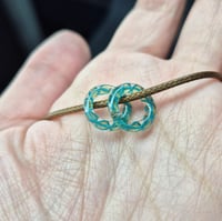 Image 1 of TEAL CANE BEAD SET
