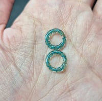 Image 4 of TEAL CANE BEAD SET