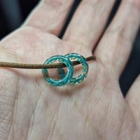 Image 5 of TEAL CANE BEAD SET