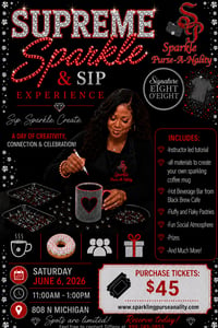 The Sparkle & Sip Experience