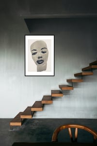 Image 2 of Marlene Dumas - Supermodel, Giclee Print on Canvas or Paper, Female Portrait      