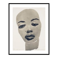 Image 1 of Marlene Dumas - Supermodel, Giclee Print on Canvas or Paper, Female Portrait      