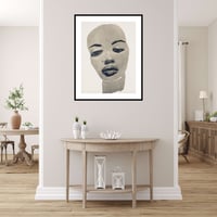 Image 4 of Marlene Dumas - Supermodel, Giclee Print on Canvas or Paper, Female Portrait      
