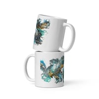 Image 4 of Teal Dutch Explosion 02- Abstract Fine Art Print