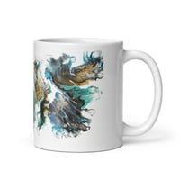 Image 5 of Teal Dutch Explosion 02- Abstract Fine Art Print